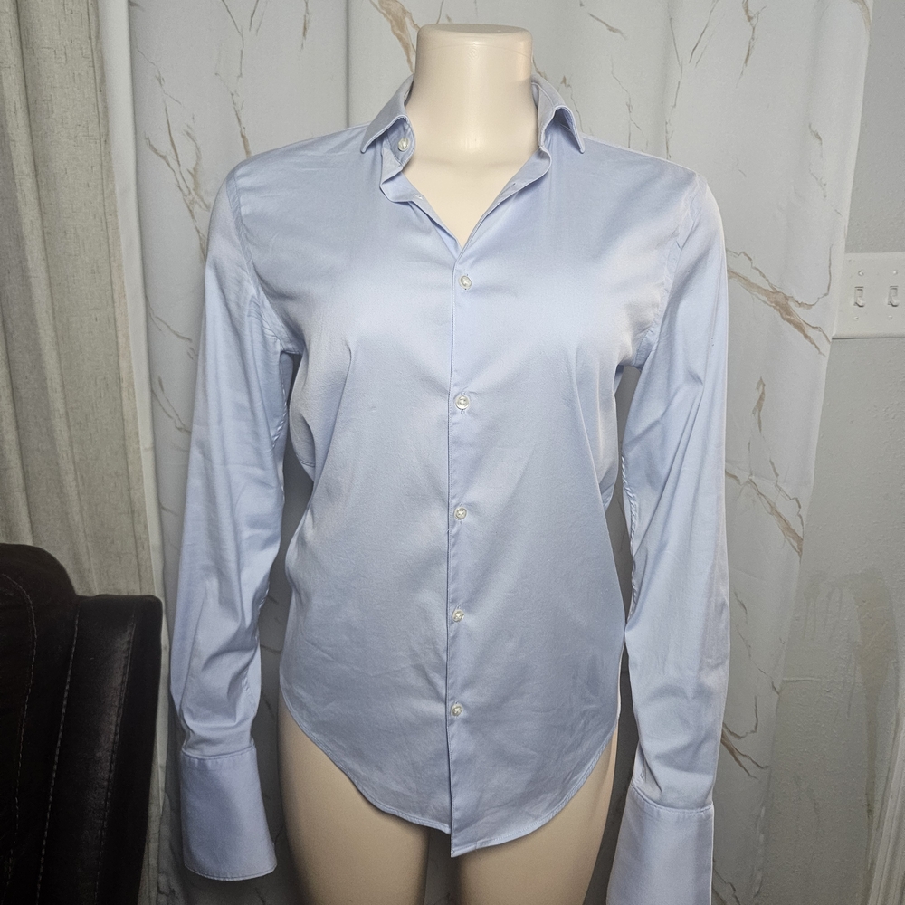 Men's Light Blue Dress Shirt - Classic Button-Up